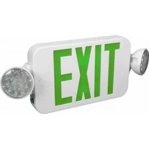 Orbit EECLM LED Emergency Exit Sign and Light Combo